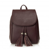 Rucsac dama din piele naturala DiAmanti Giuseppe Bordo Scuro